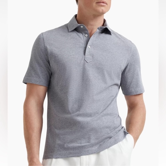 Brunello Cucinelli Gray Polo Shirt